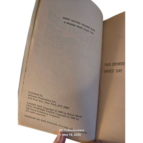 Double science fiction by Robert Bloch - Belmont books - Picture 6 of 6